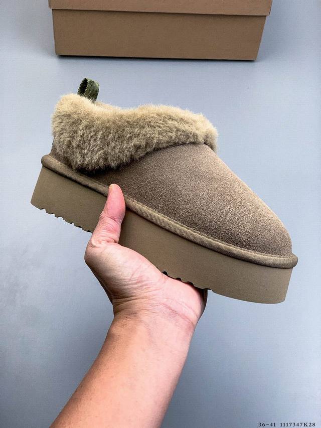 Ugg Women's Autumn/Winter Classic Mid-Top Taslyn Fashion Casual Warm Snow Boots