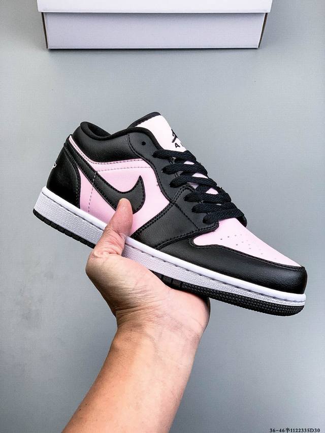 Company-grade top-grain leather! Nike Air Jordan 1 Low (AJ1) - a trendy, casual