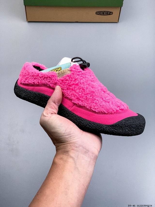 Company-grade! Keen Howser Iii Slide Autumn/Winter Warm Slip-on Women's Shoes, F