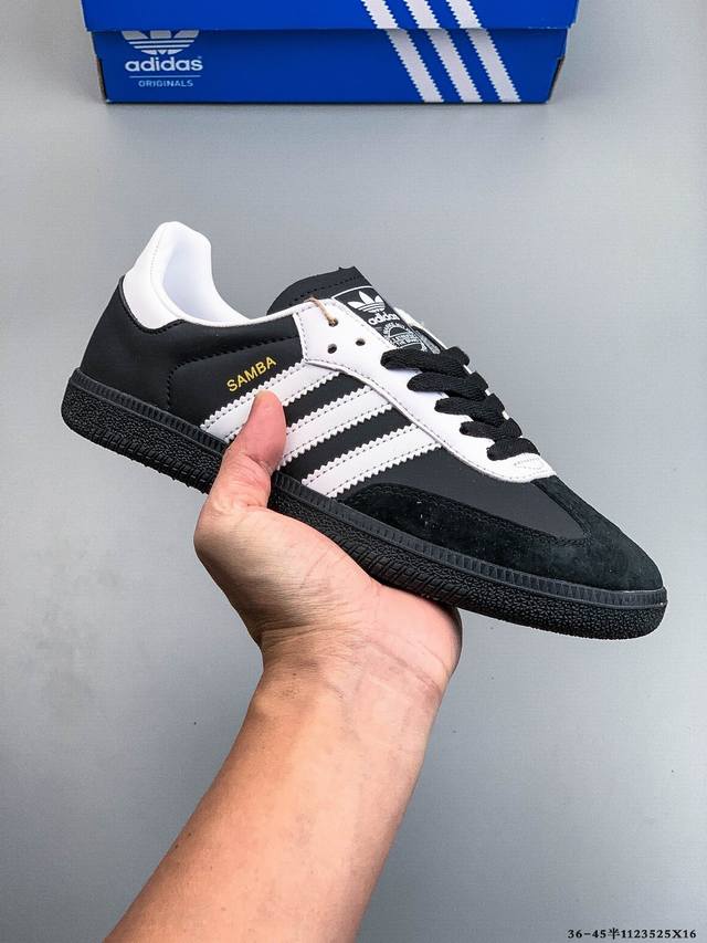 Authentic label on second-layer! Adidas Samba Og classic shoe The Adidas Samba O