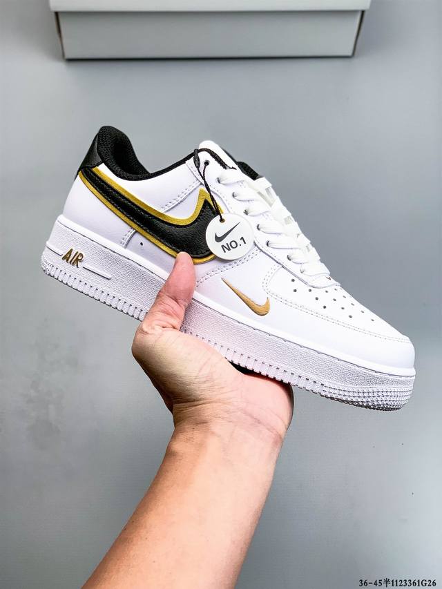 Authentic label on second-layer! Nike Air Force 1 Low, classic and versatile cas