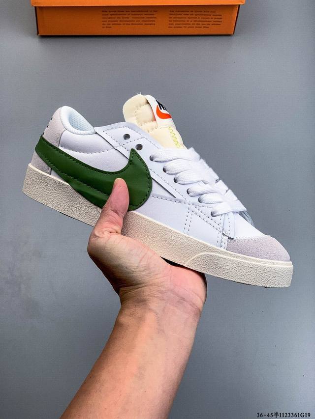 Nike Blazer Low '77 Vntg We Classic Trailblazer Big Swoosh Low-top Versatile Ca