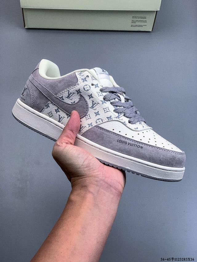 Nike Court Vision Low Leather Casual Sneakers 1123283X16 DDD