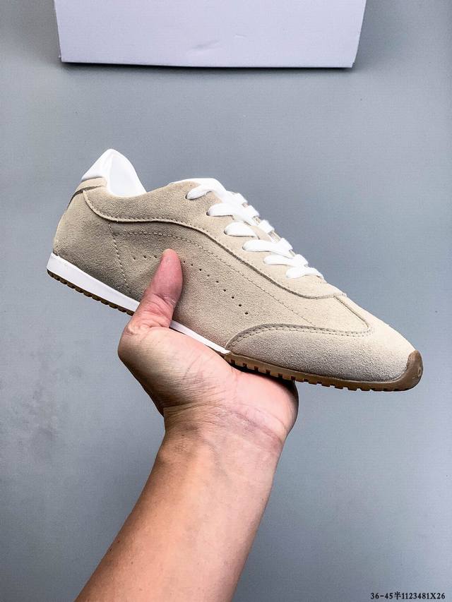 Alo Yoga Sunset Genuine Leather Casual German Training Shoes Women's 2025 New St