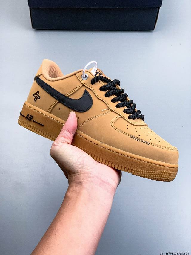 Authentic label on second-layer! Nike Air Force 1 Low, classic and versatile cas