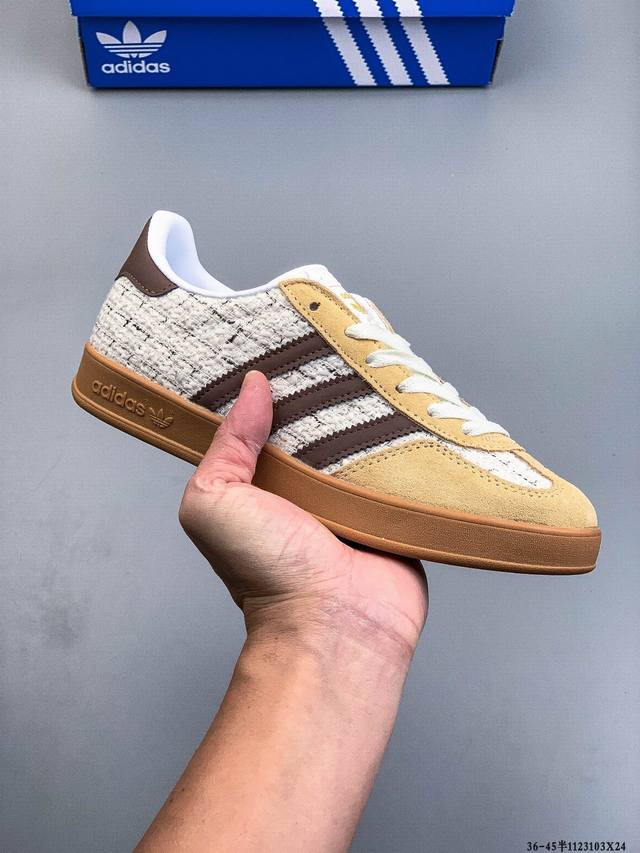 Authentic label, half size! Adidas Gazelle low-top retro versatile casual sports