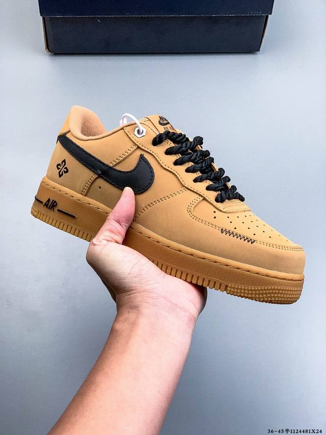 Authentic label on second-layer! Nike Air Force 1 Low, classic and versatile cas
