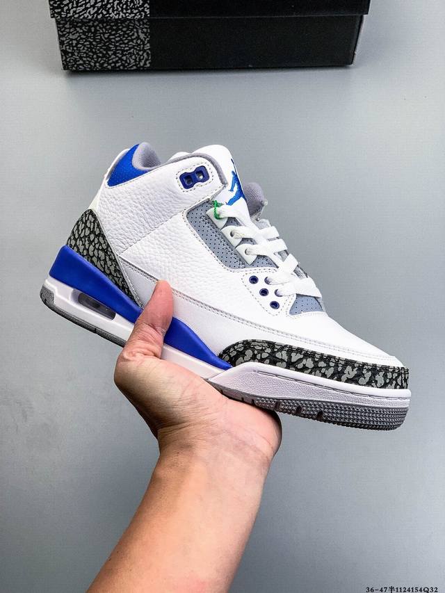 Company-grade top-tier! Jordan Air Jordan 3 Retro Tinker Nrg AJ3 Low-top Retro C