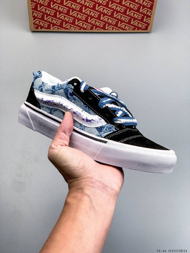 Company Grade! Vans Vault Knu-Skool Vr3 Lx Low-Top Casual Sneakers 1121335D24 DD