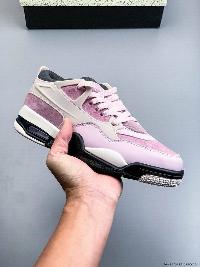 Company Grade! Air Jordan AJ4 RM Remastered Low-Top Retro Basketball Shoes - Fir