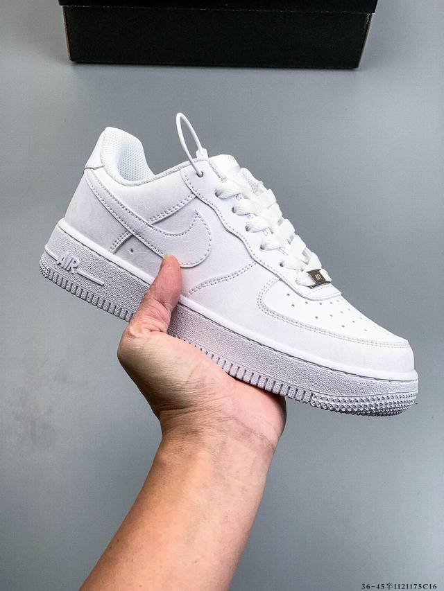 Authentic label on second-layer! Nike Air Force 1 Low, classic and versatile cas