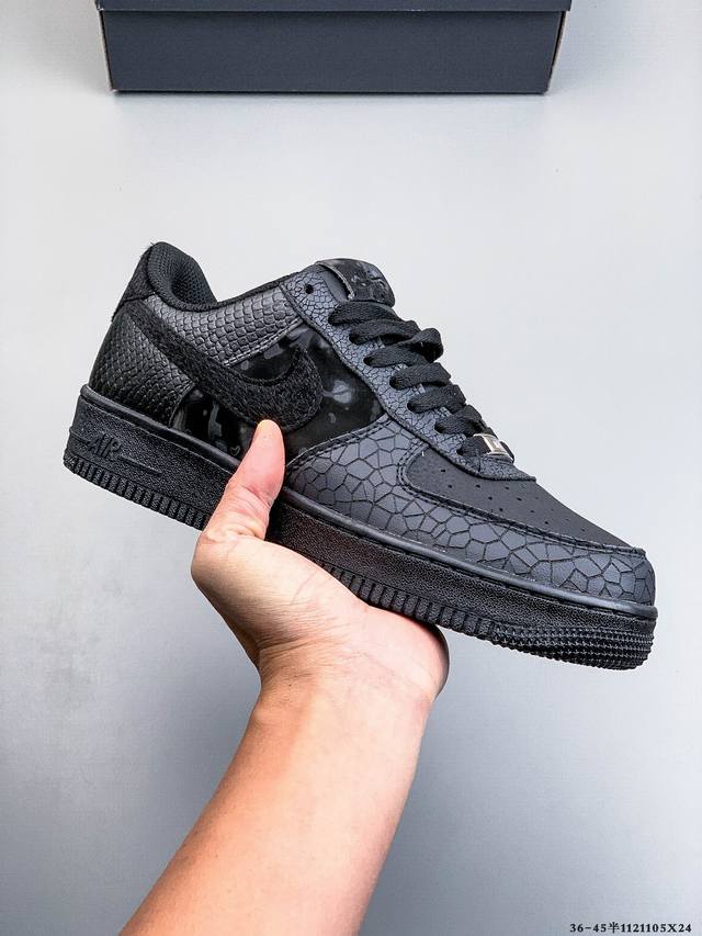 Authentic label on second-layer! Nike Air Force 1 Low, classic and versatile cas