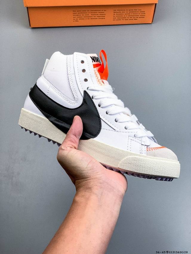 Authentic label, half size! Nike Blazer Mid 77 Vntg We Suede High-top Classic Re