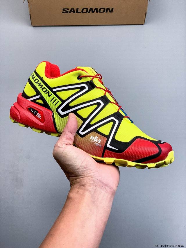 Company-grade Salomon Speedcross 3 Simple Comfortable Non-slip Low-top Outdoor