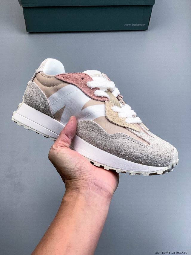 New Balance Ms327 series retro casual sports running shoes, original shoe patter