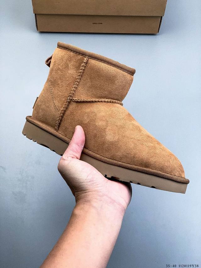 Ugg Autumn/Winter Warm Single-Strap Women's Comfortable and Stylish Flat Casual