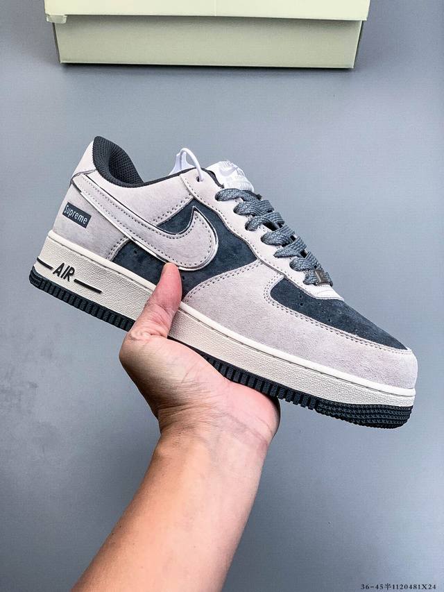 Authentic label on second-layer! Nike Air Force 1 Low, classic and versatile cas