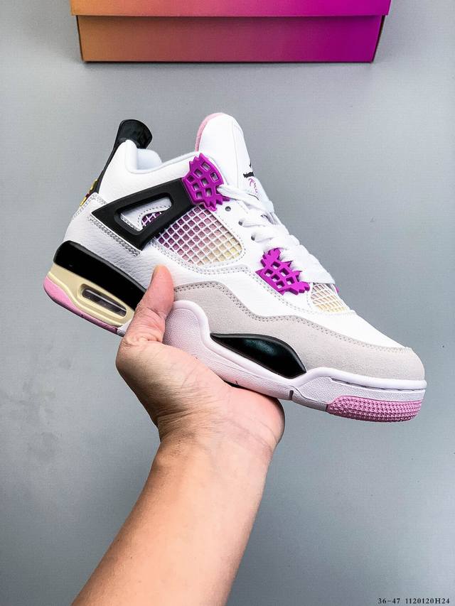 Air Jordan 4 AJ4 Mid-Top Retro Casual Sports Basketball Shoe. Adhering to the de