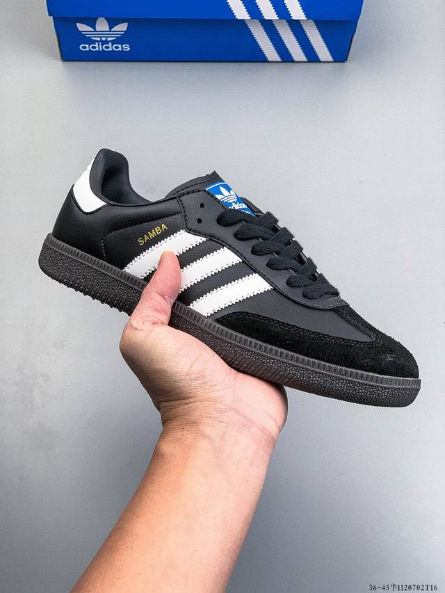 Authentic label on second-layer! Adidas Samba Og classic shoe The Adidas Samba O