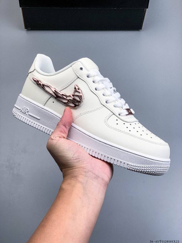 Authentic label on second-layer! Nike Air Force 1 Low, classic and versatile cas