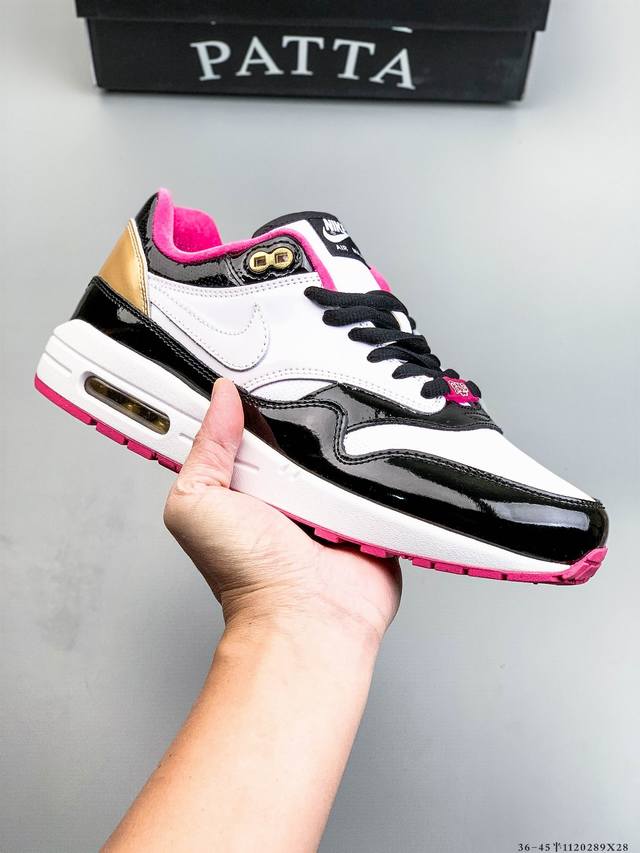 Authentic Nike Air Max 1 Cushioned and Durable Sneakers The upper is made of a