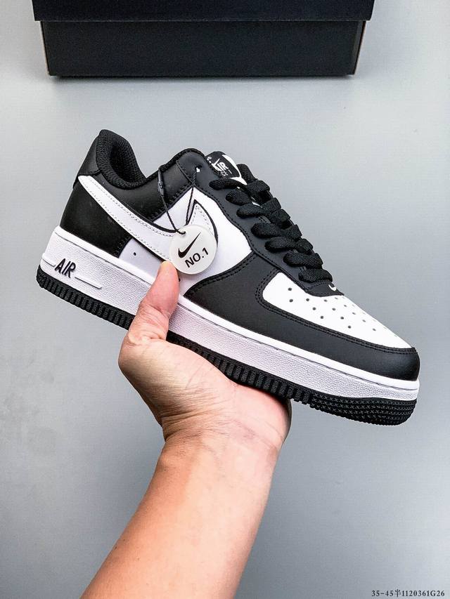 Authentic label on second-layer! Nike Air Force 1 Low, classic and versatile cas