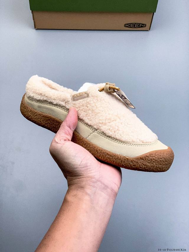 Company-grade! Keen Howser II Slide Autumn/Winter Warm Slip-on Women's Shoes, F