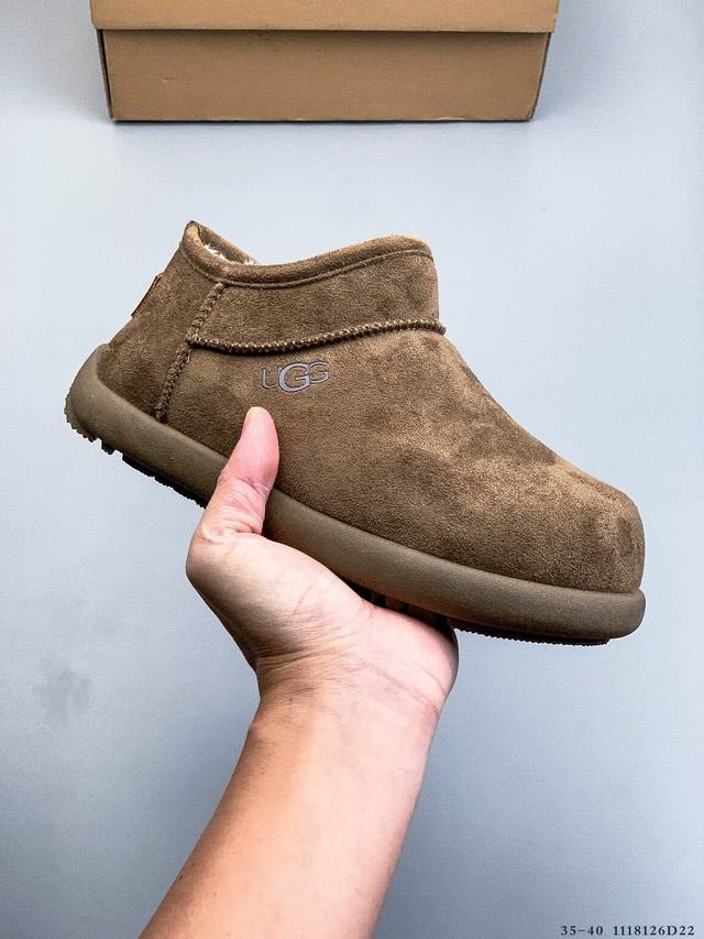 Ugg 2025 New Style Slip-on Soft-soled Warm Cotton Shoes Casual Furry Loafers 111