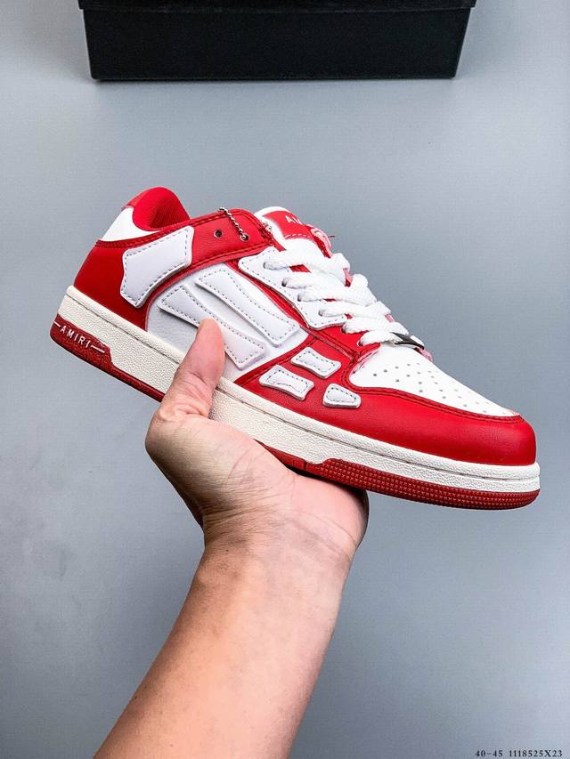 Amiri 21Ss Skel-Top Classic Versatile Casual Shoes - Full Packaging, Real Photos