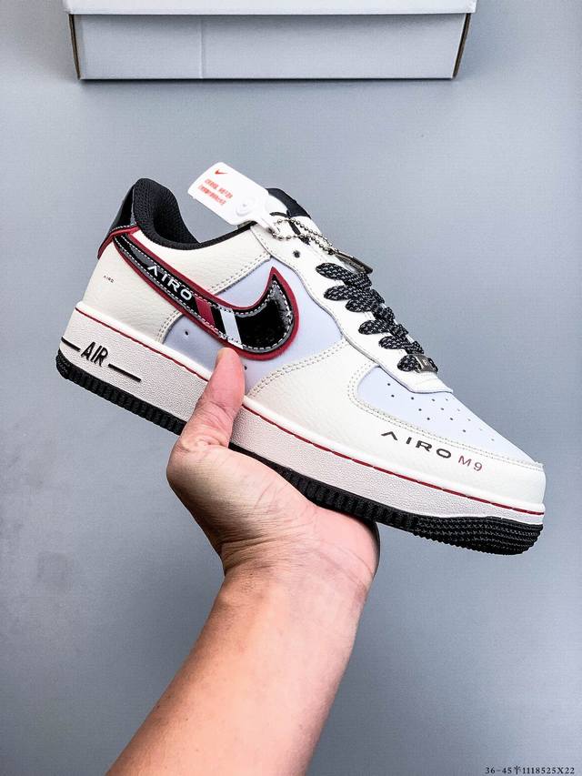 Authentic label on second-layer! Nike Air Force 1 Low, classic and versatile cas
