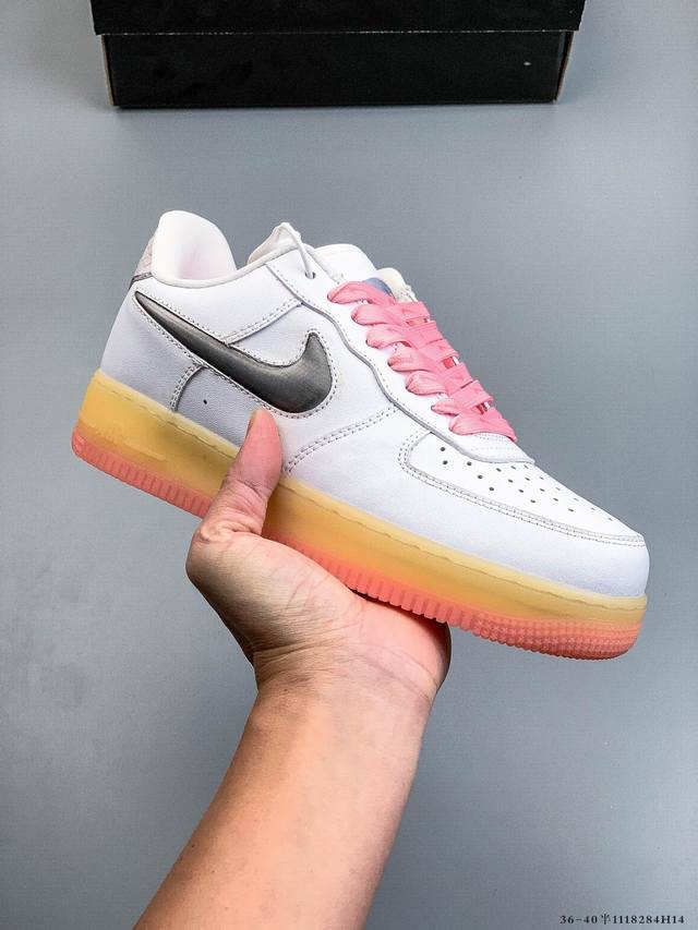 Authentic label on second-layer! Nike Air Force 1 Low, classic and versatile cas