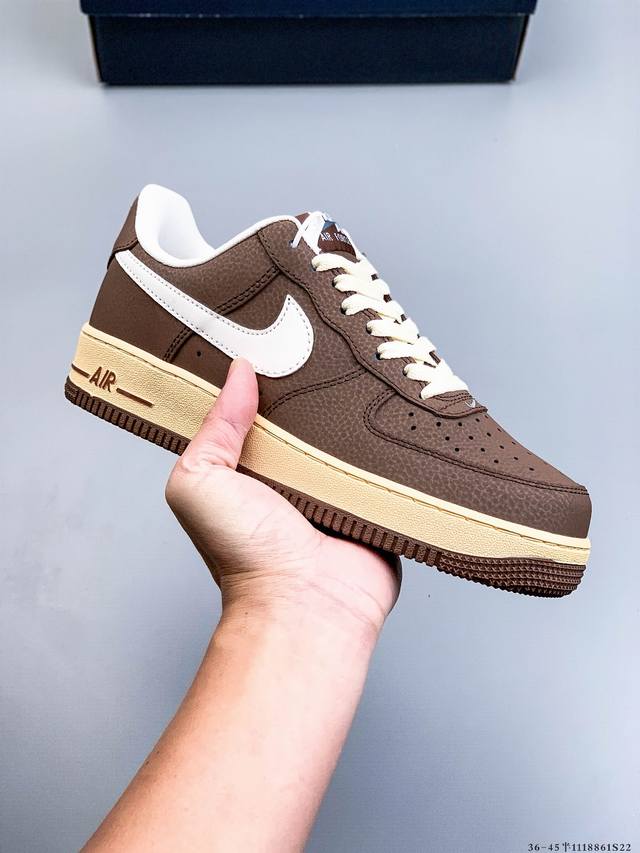 Authentic label on second-layer! Nike Air Force 1 Low, classic and versatile cas