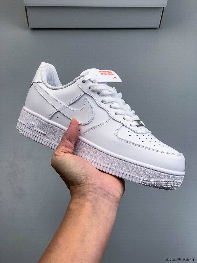 Authentic label on second-layer! Nike Air Force 1 Low, classic and versatile cas