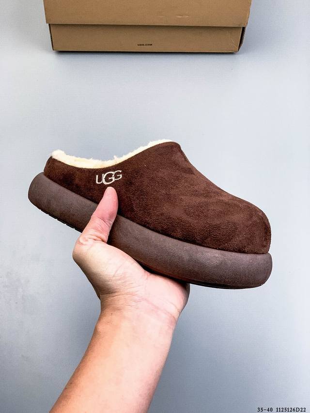 Ugg 2025 New Style Slip-on Soft-soled Warm Cotton Shoes Casual Furry Loafers 112