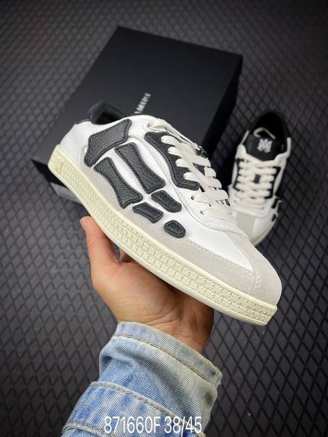 FAmiri Skeleton High Shoes This simple yet stylish shoe is suitable for various