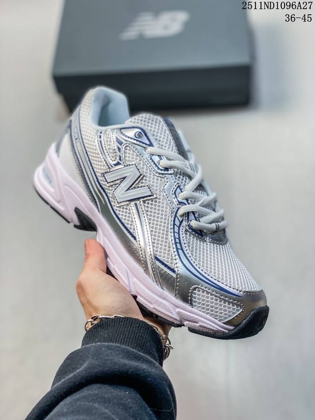 New Balance Mr740 Nb Retro Dad Style Casual Running Shoes. Features a lightweigh