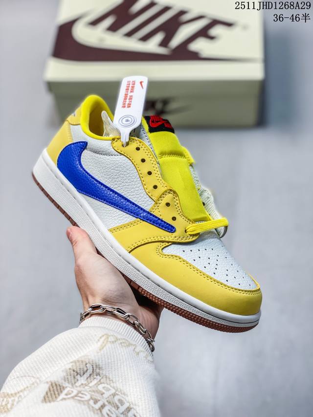 Aj1 Travis Scott X Air Jordan 1 "Reverse Mocha" Aj1 Jordan 1 Ts Lightning Collab