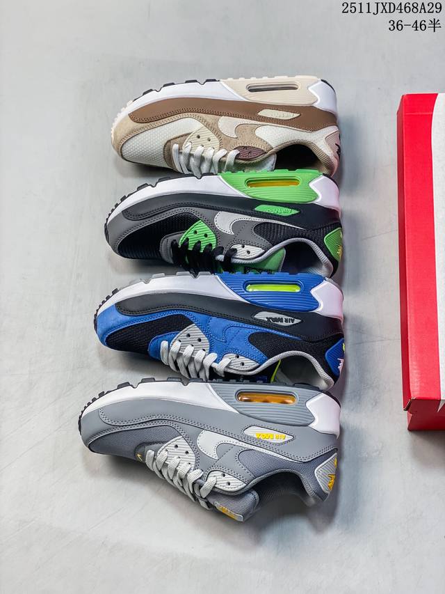 Company Grade Nike Air Max 90 Original Retro Cushion Versatile Casual Sports Ru