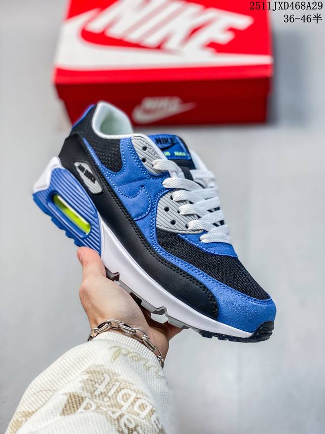 Company Grade Nike Air Max 90 Original Retro Cushion Versatile Casual Sports Ru