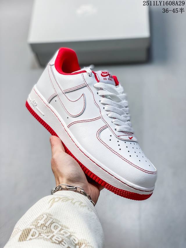 Long-term restock Nike Air Force 1 Low, G-Dragon style, white and black, low-top