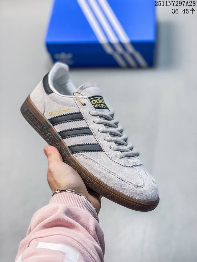 Authentic label with half sizes: Adidas Handball Spezial Trefoil retro casual s