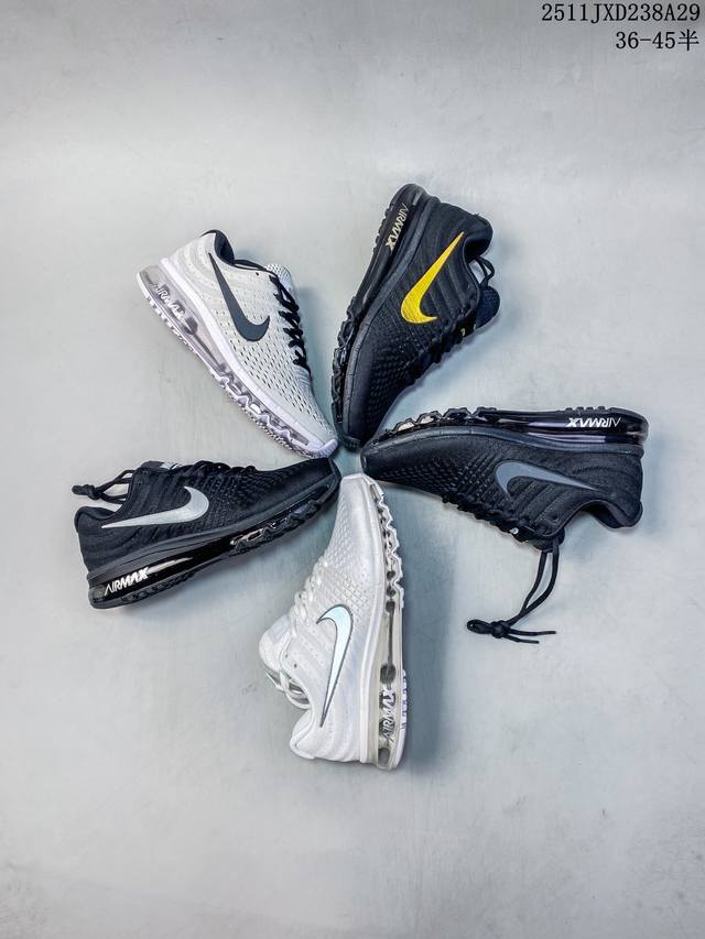 Factory Grade Nike Air Max 2017 White Pure Platinum Series Low-Top Versatile Ja