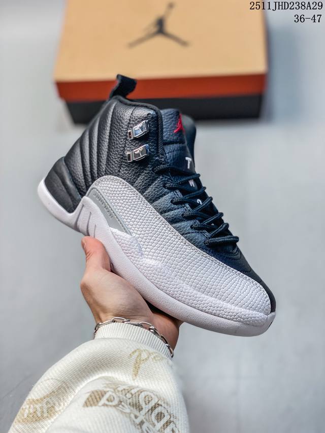 Authentic Nike Air Jordan 12 High-Top Anti-Slip Basketball Shoes Product Number