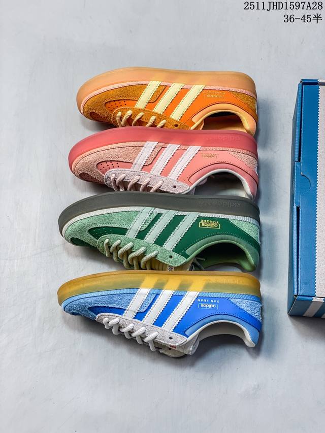 Bad Bunny X Adidas Originals Gazelle Indoor Comfortable, Versatile, Durable Low-