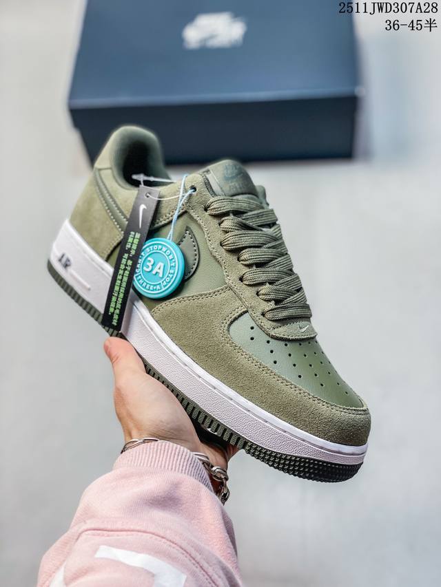 Factory Grade Nike Air Force 1 '07 Low-Top Versatile Casual Sports Sneakers. So