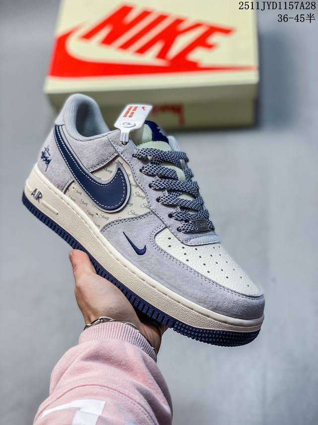 Limited Overseas Release! Factory Grade Nike Air Force 1 '07 Low "Stussy Collabo