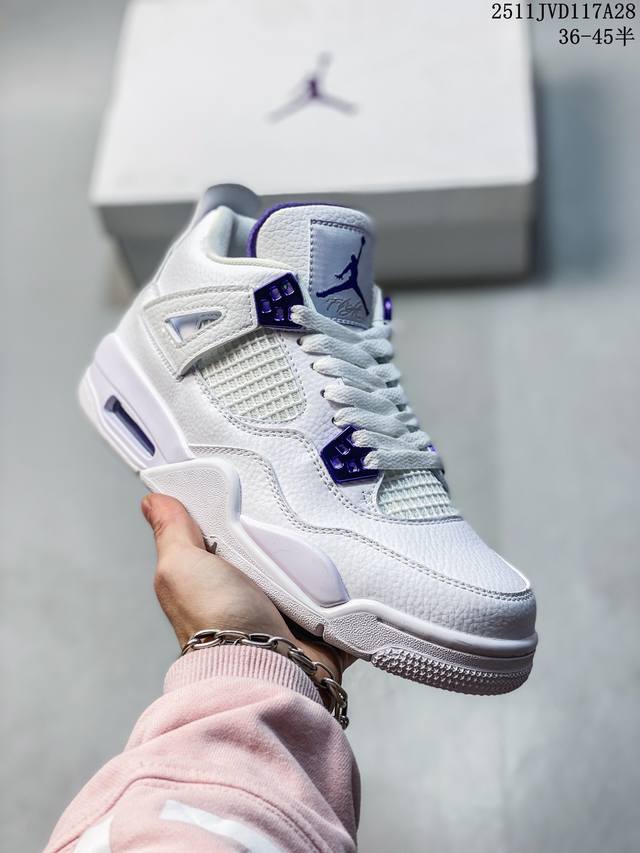 Company-grade Air Jordan 4 Retro "Infrared" AJ4 Men's Basketball Shoes Produced