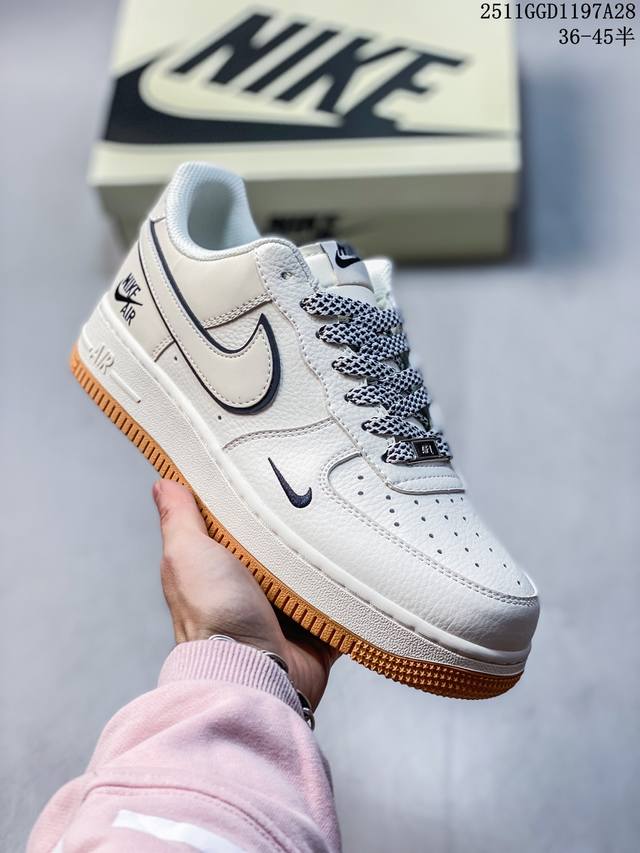 Limited Overseas Release! Factory Grade Nike Air Force 1 '07 Low "White Swoosh B