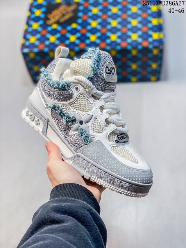 Dongguan Pure Original Top-Tier Version "54 Styles" Louis Vuitton Lv Trainer Ori