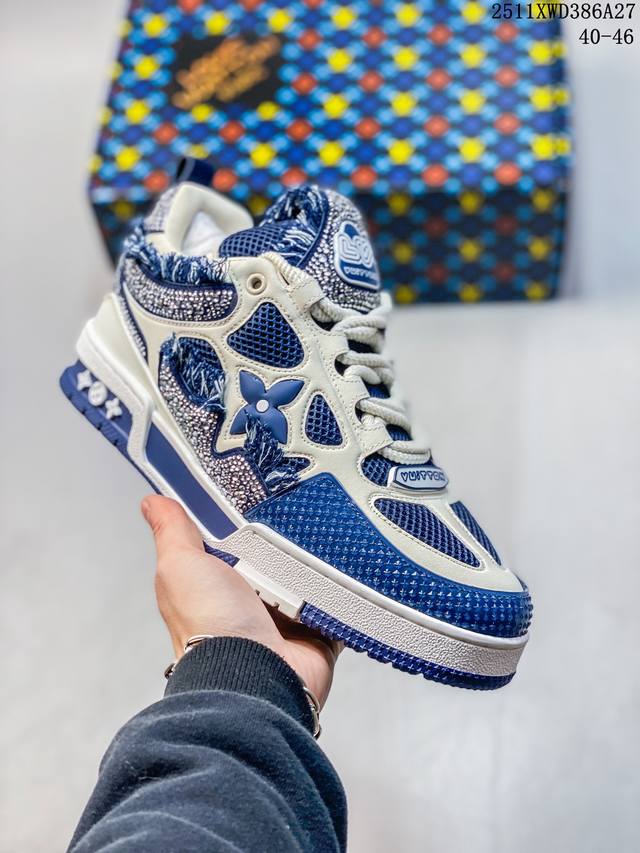 Dongguan Pure Original Top-Tier Version "54 Styles" Louis Vuitton Lv Trainer Ori